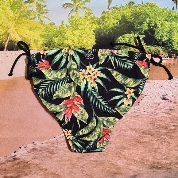 Calia Swim Tankini 2 Piece Set Tropical Palms Size XS NWT - Picture 10 of 11
